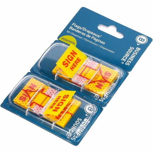 Business Source Sign Here Arrow Page Flags