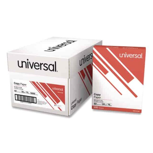 UNIVERSAL Multipurpose Copy Paper, Case - White