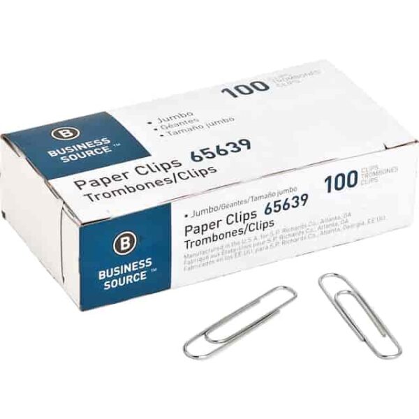 Business Source Paper Clips, single box