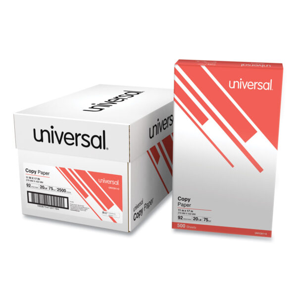 UNIVERSAL Multipurpose Copy Paper, Case - White, Ledger/Tabloid 11"x17"