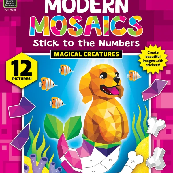 Magical Creatures Modern Mosaics Stick to the Numbers