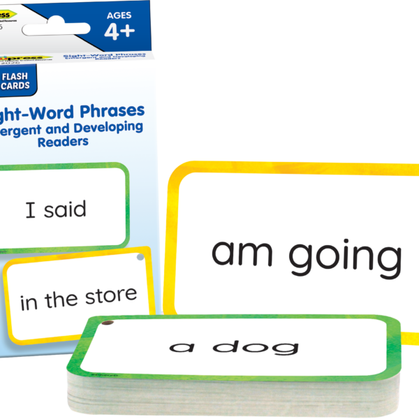 Sight-Word Phrases - Emergent and Developing Readers Flash Cards