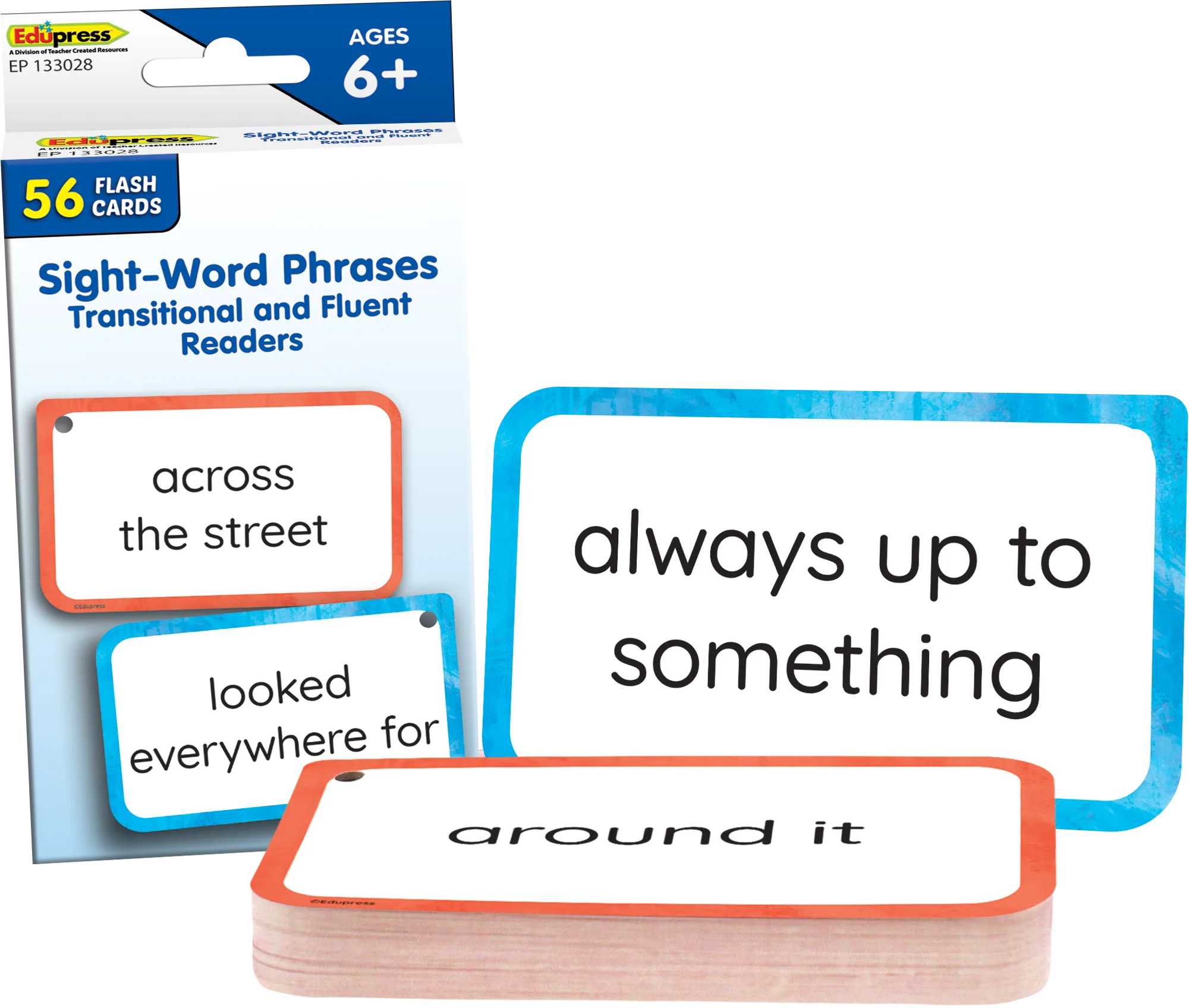 Sight-Word Phrases - Transitional and Fluent Readers Flash Cards