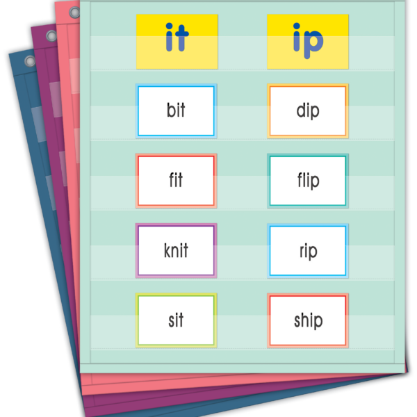 Oh Happy Day Magnetic Mini Pocket Charts (14" x 17")