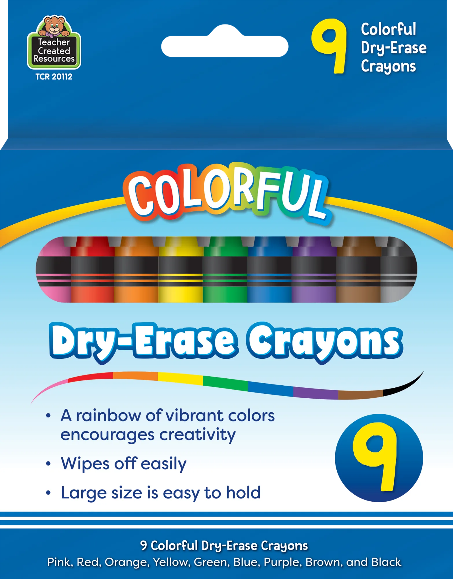 Colorful Dry-Erase Crayons