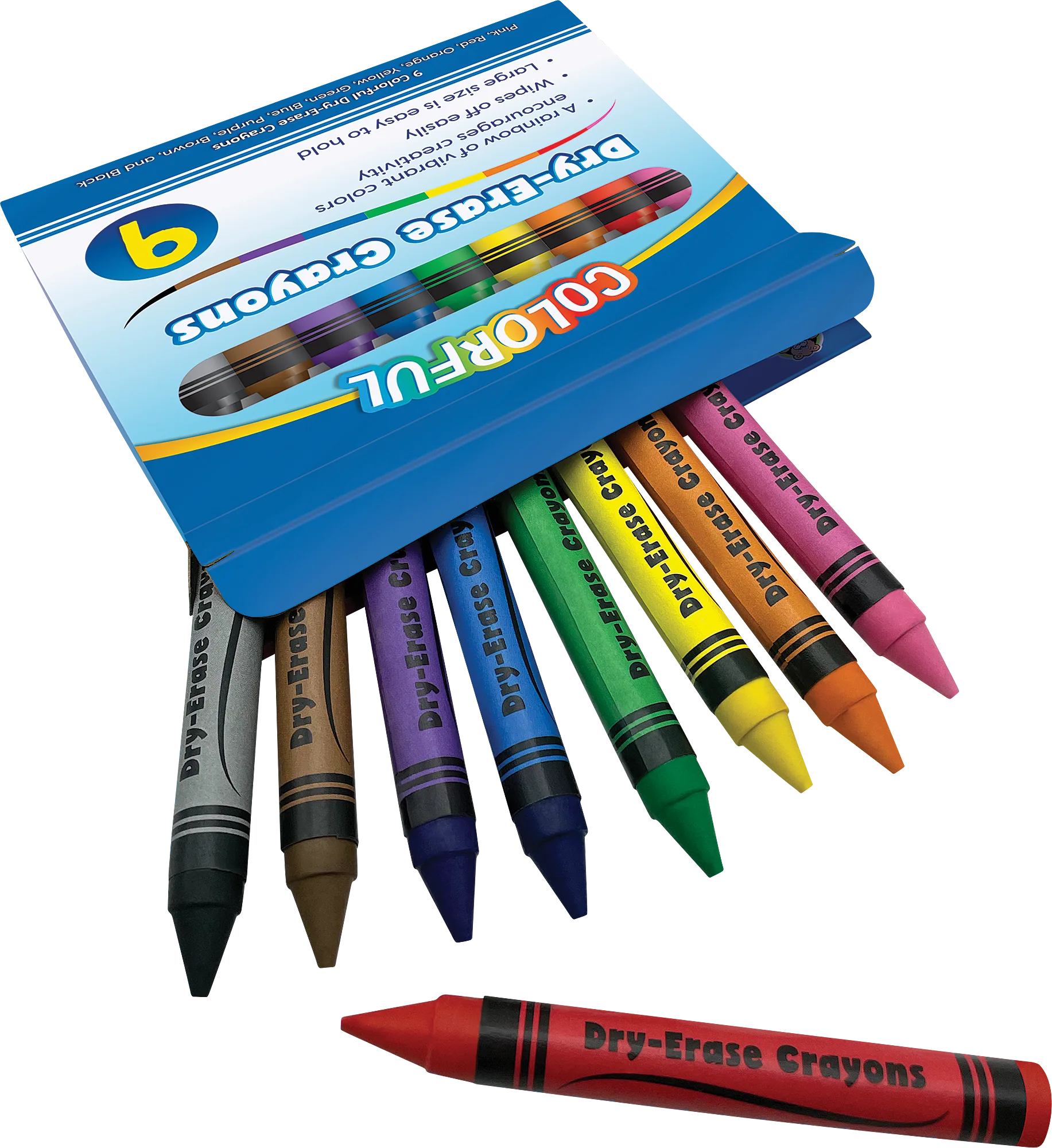 Colorful Dry-Erase Crayons - Image 2