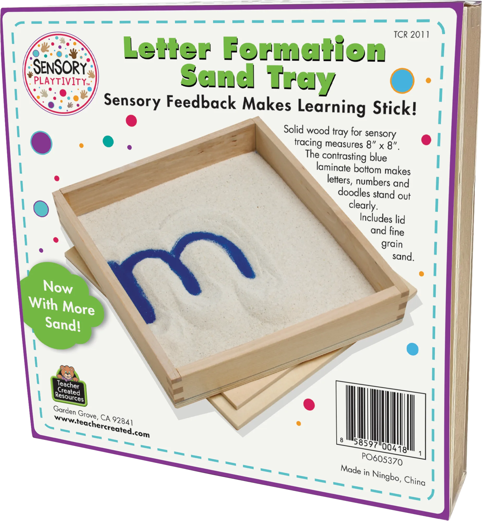 Sensory Playtivity Letter Formation Sand Tr - Image 2