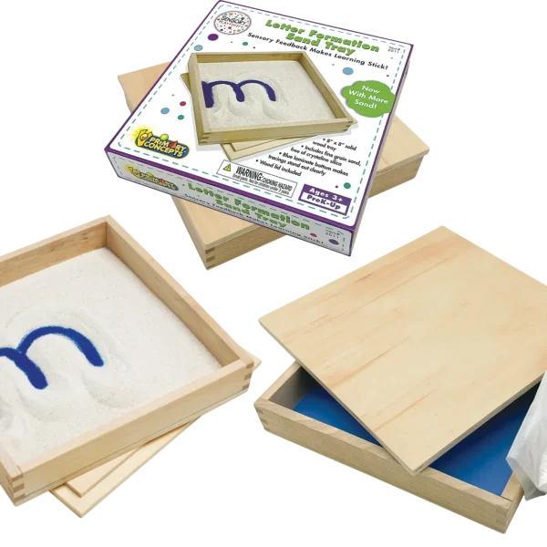 Sensory Playtivity Letter Formation Sand Trays (Set of
