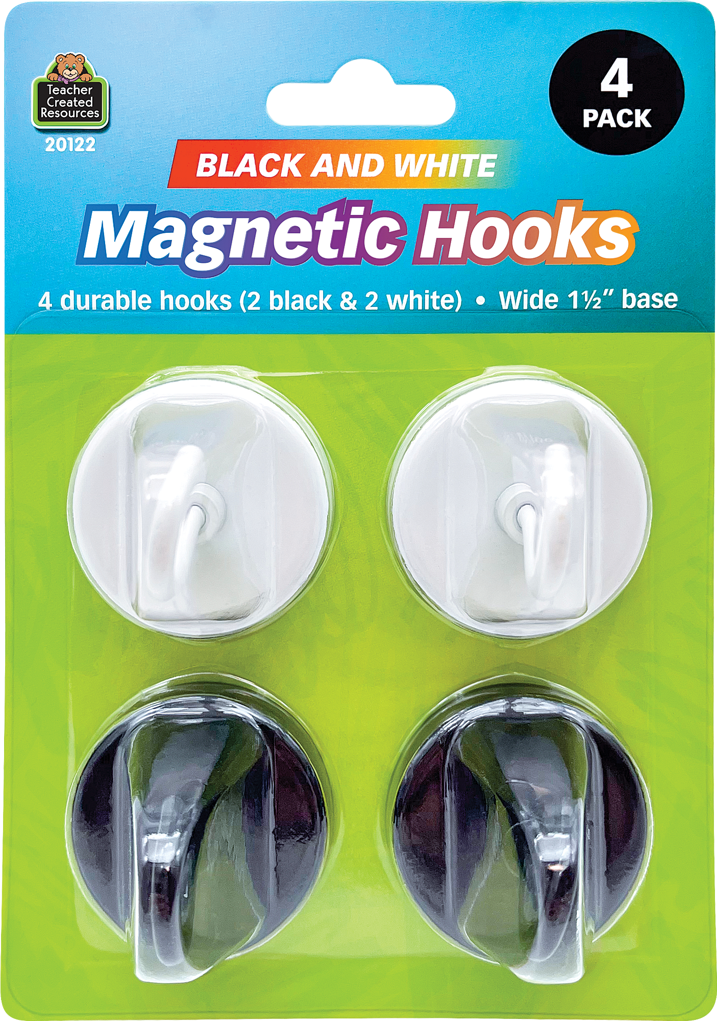 Black and White Magnetic Hooks - Image 2