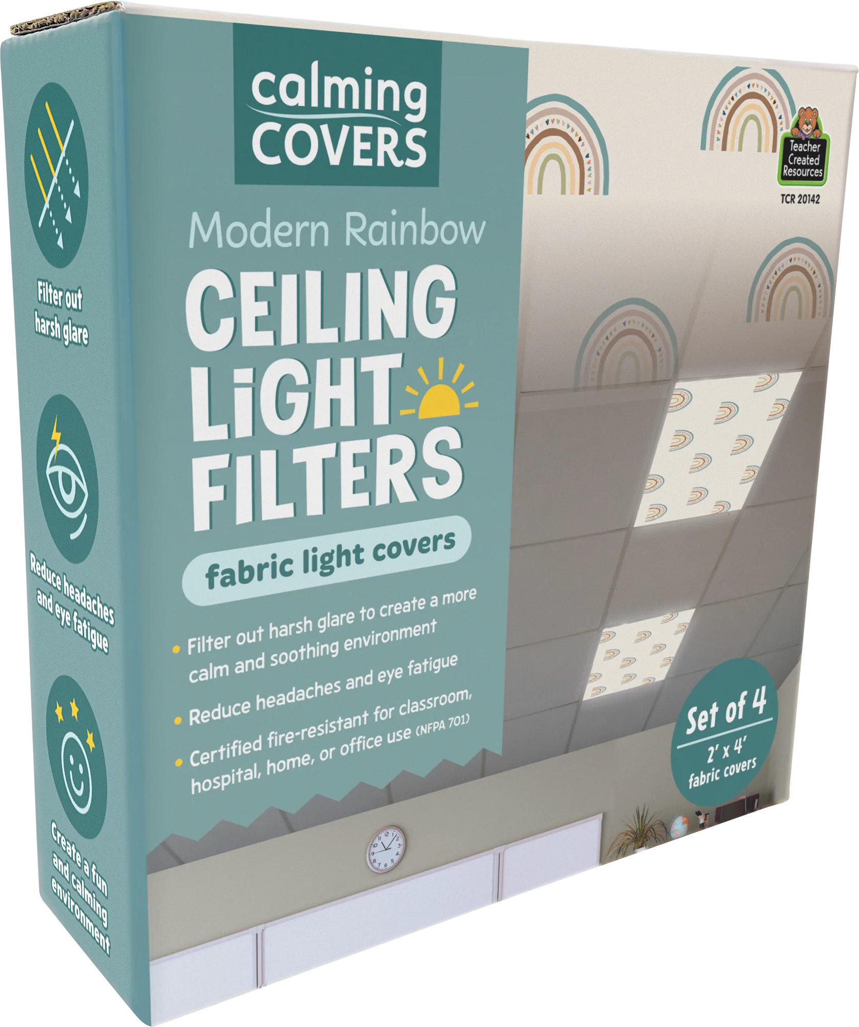 Modern Rainbow Calming Covers Ceiling Light Filters - Image 2
