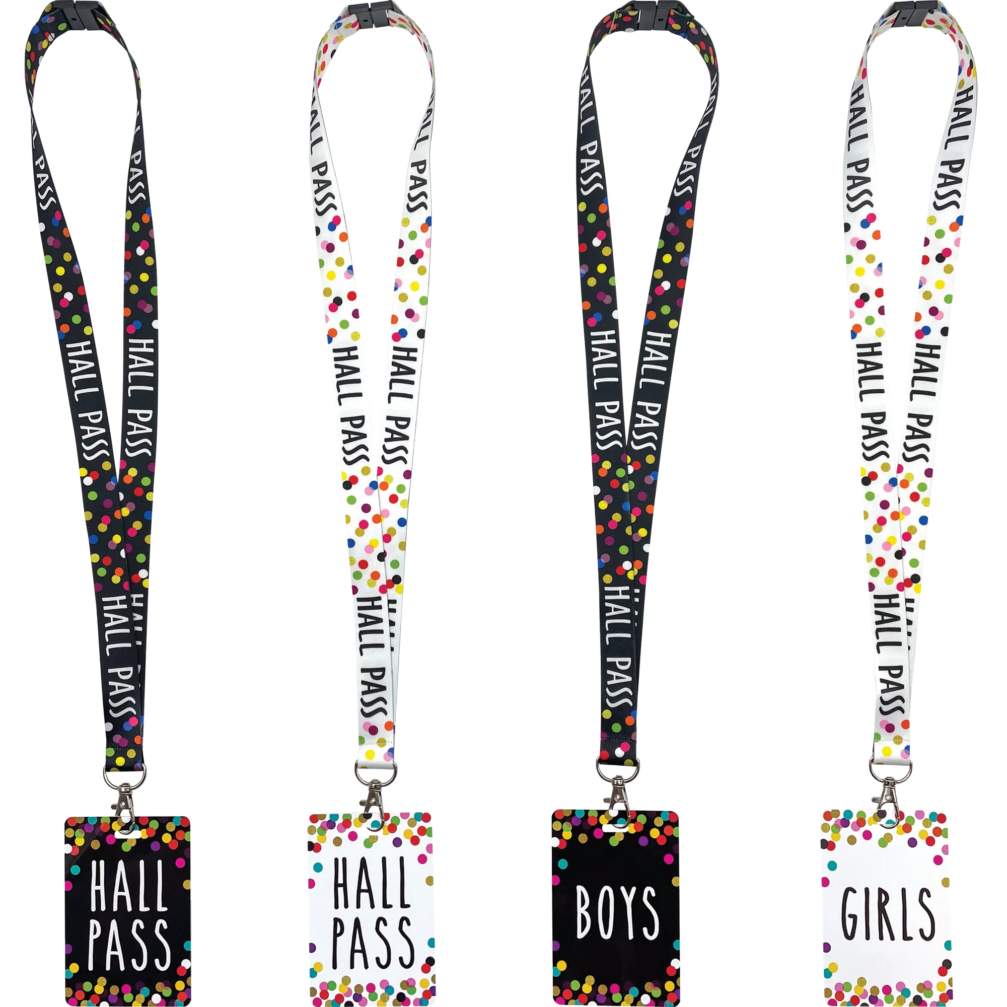 Confetti Hall Pass Lanyards - Image 2