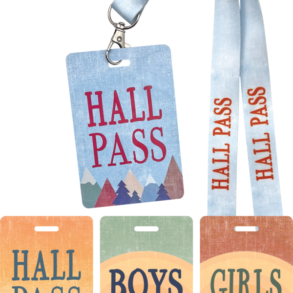 Moving Mountains Hall Pass Lanyards