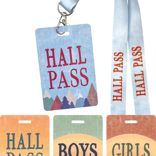 Moving Mountains Hall Pass Lanyards