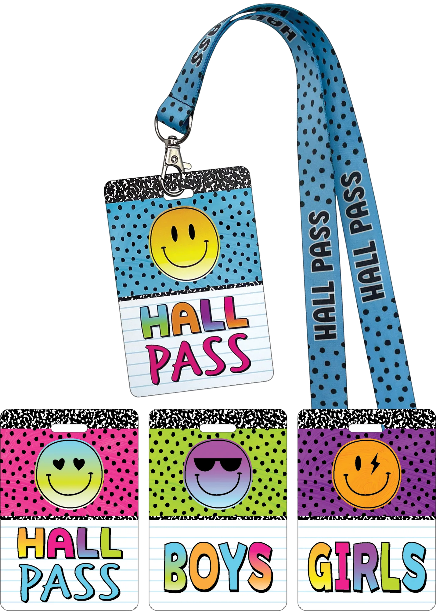 Brights 4Ever Hall Pass Lanyards