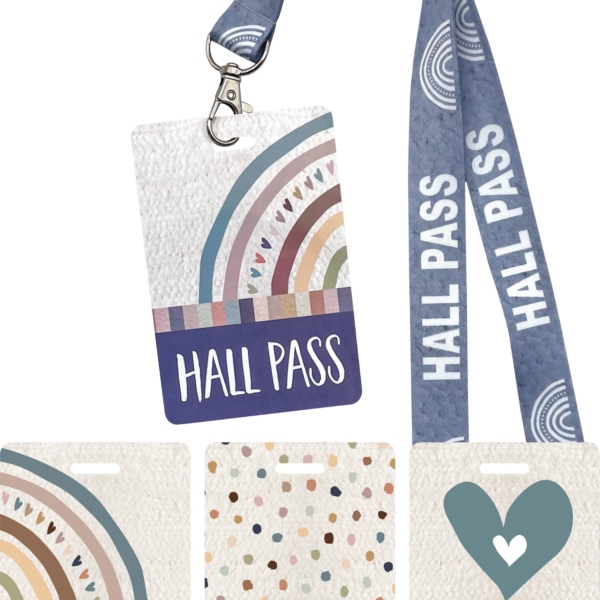 Everyone is Welcome Hall Pass Lanyards