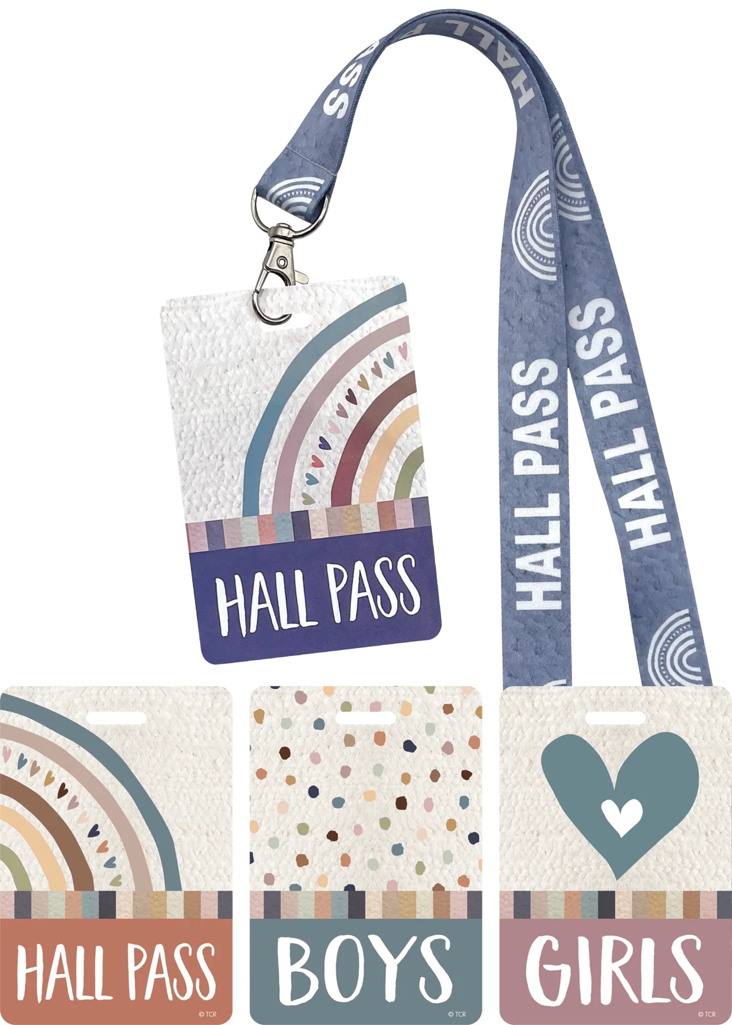 Everyone is Welcome Hall Pass Lanyards