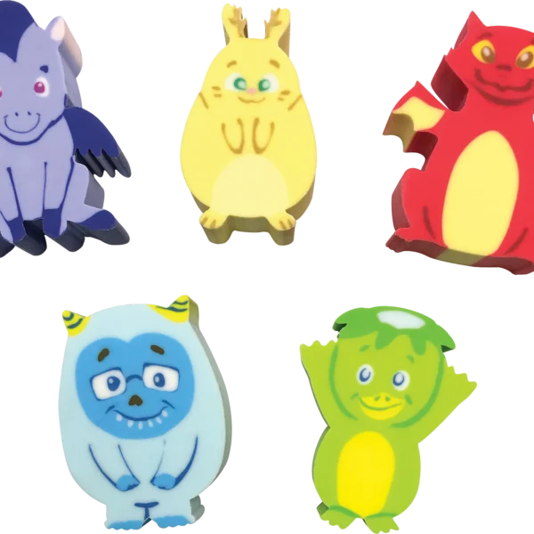 Whatsits Collectable Erasers Mystery Packs: Fantasy Frien
