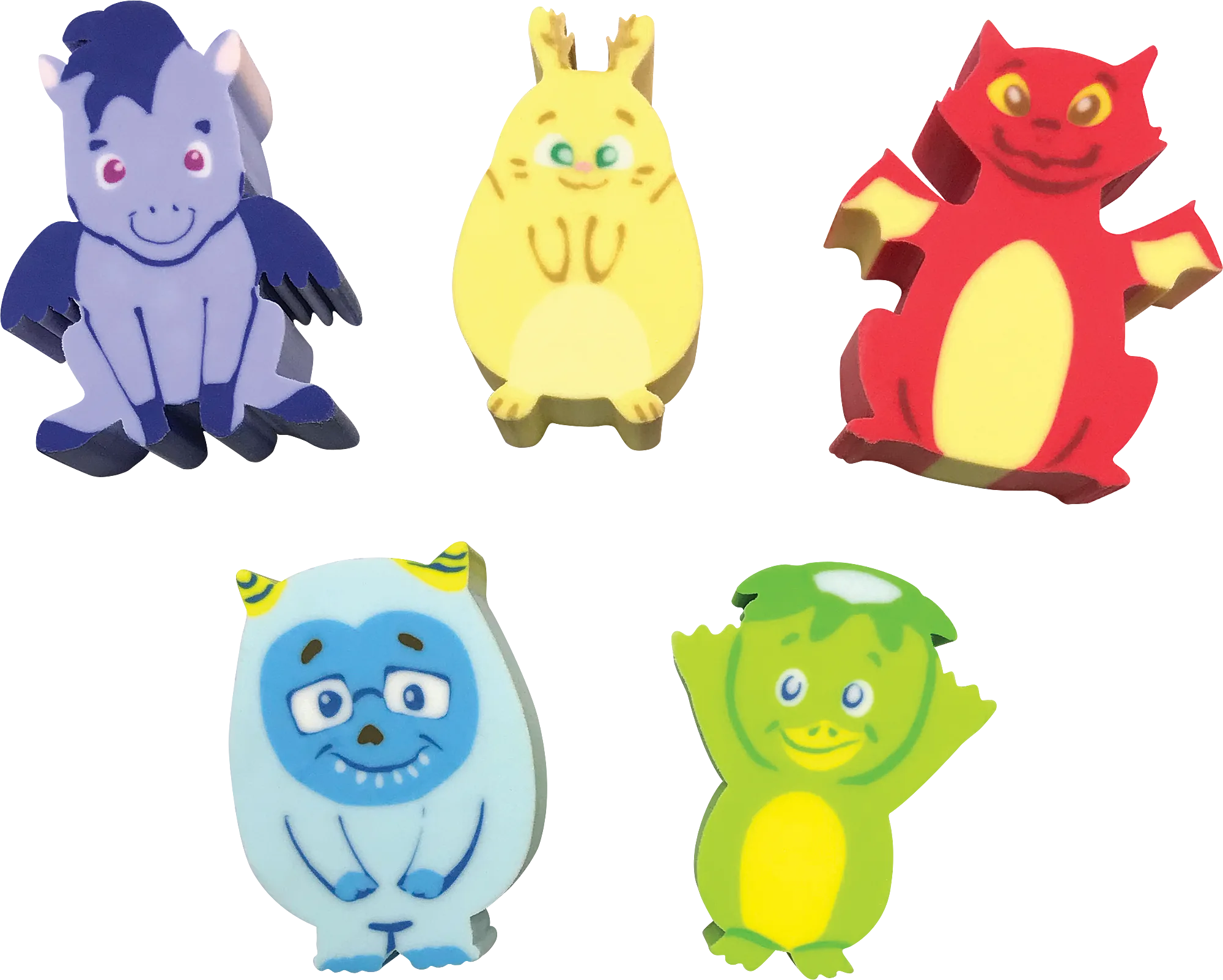 Whatsits Collectable Erasers Mystery Packs: Fantasy Frien