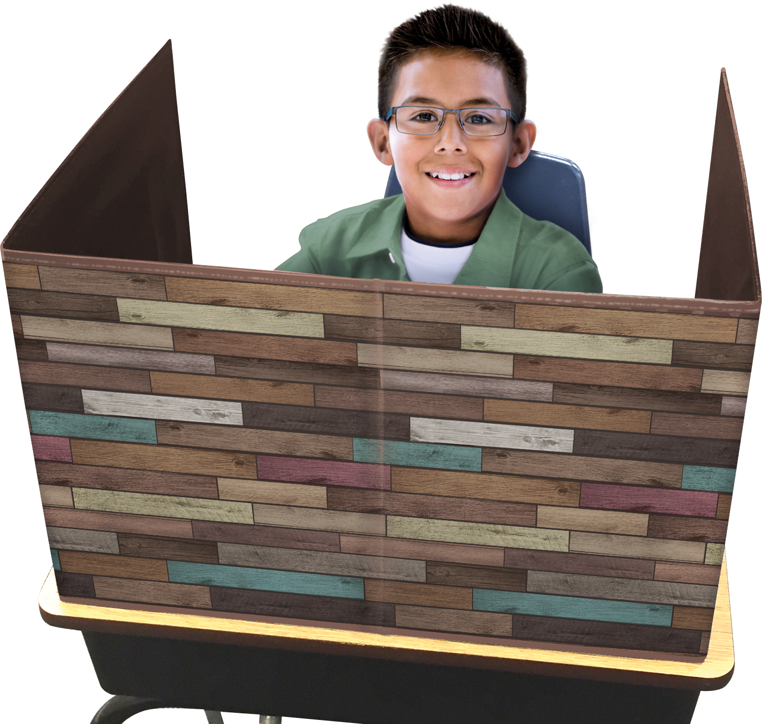 Reclaimed Wood Classroom Privacy Screen