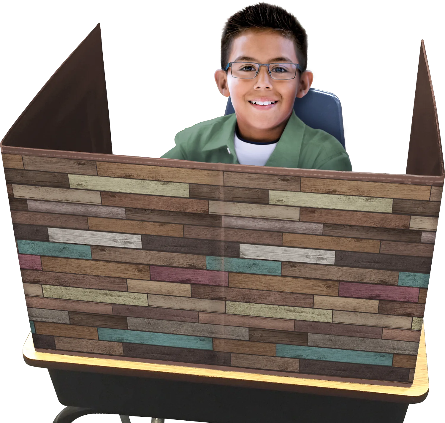 Reclaimed Wood Classroom Privacy Screen