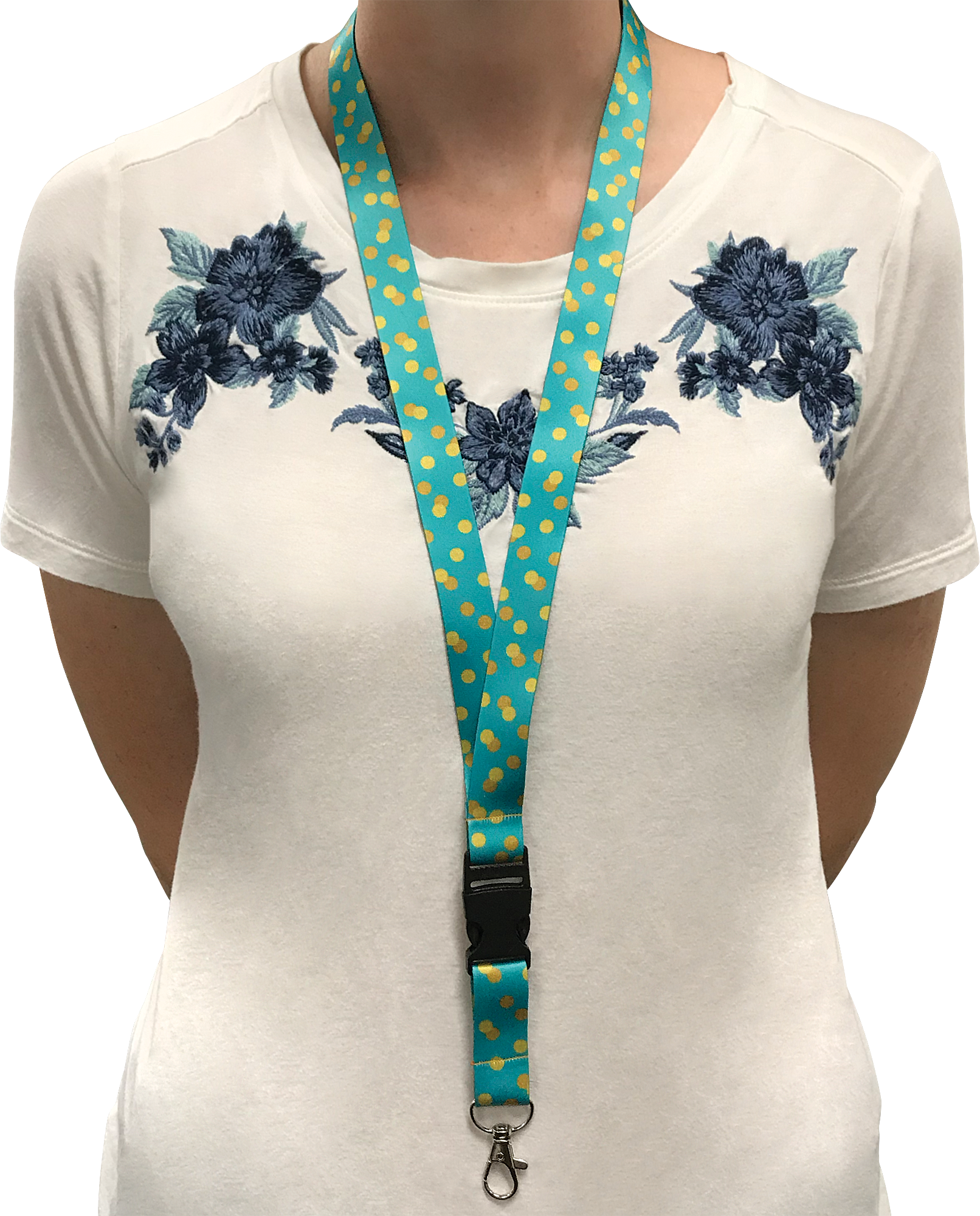 Positive Sayings Watercolor Lanyard - Image 2