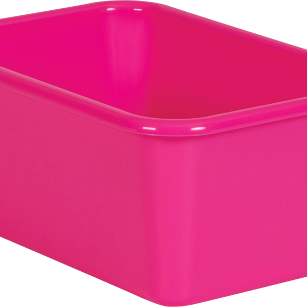 Pink Small Plastic Storage Bin