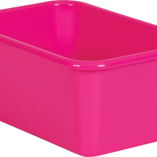 Pink Small Plastic Storage Bin