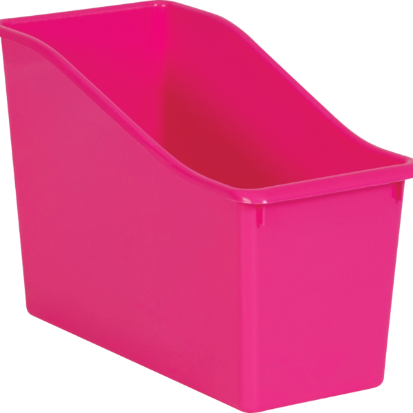 Pink Plastic Book Bin