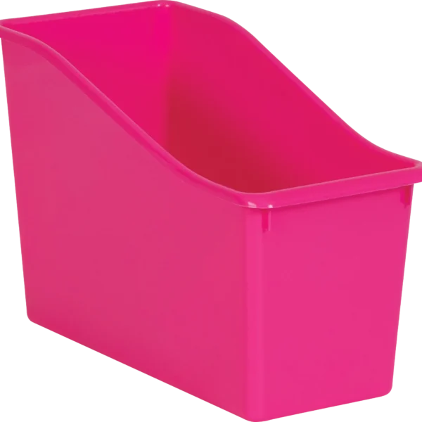 Pink Plastic Book Bin