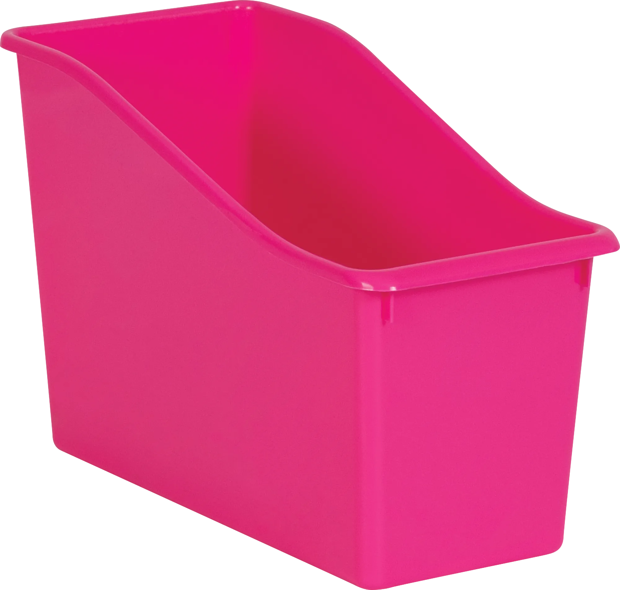 Pink Plastic Book Bin