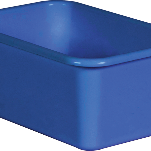 Blue Small Plastic Storage Bin
