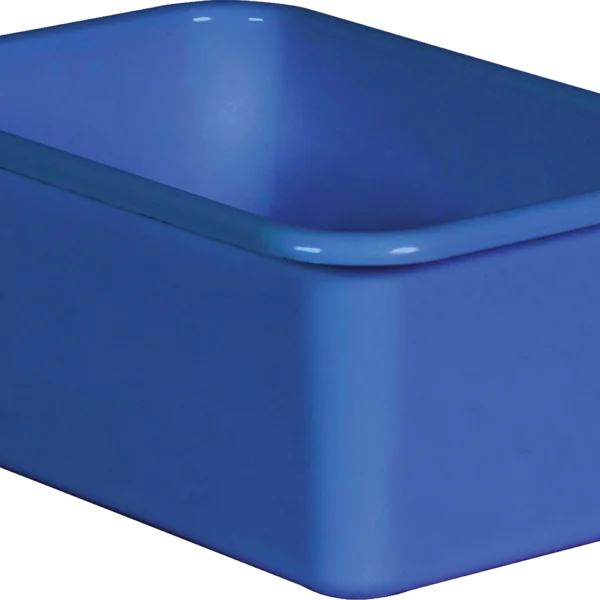 Blue Small Plastic Storage Bin