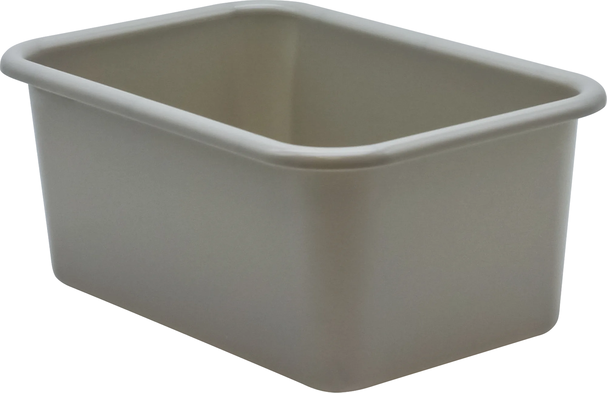 Gray Small Plastic Storage Bin