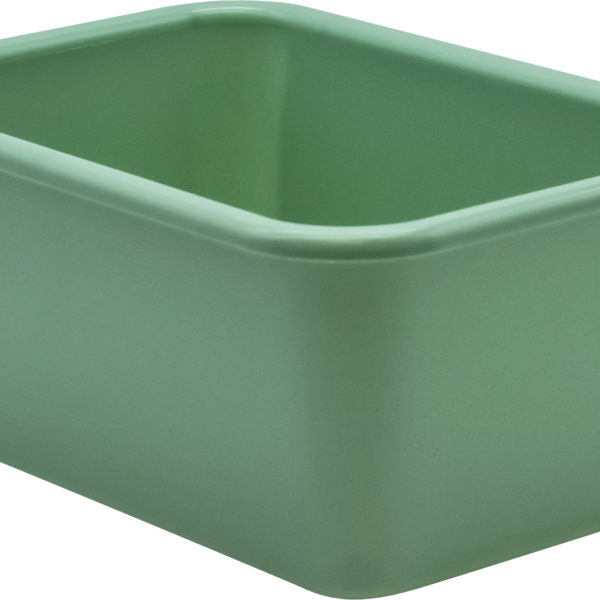 Eucalyptus Green Small Plastic Storage Bin