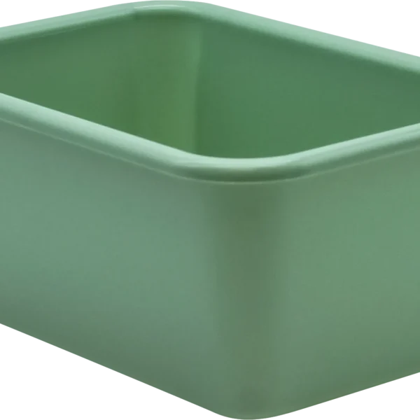 Eucalyptus Green Small Plastic Storage Bin