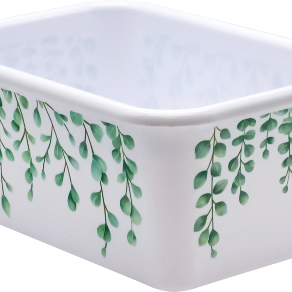 Eucalyptus Small Plastic Storage Bin