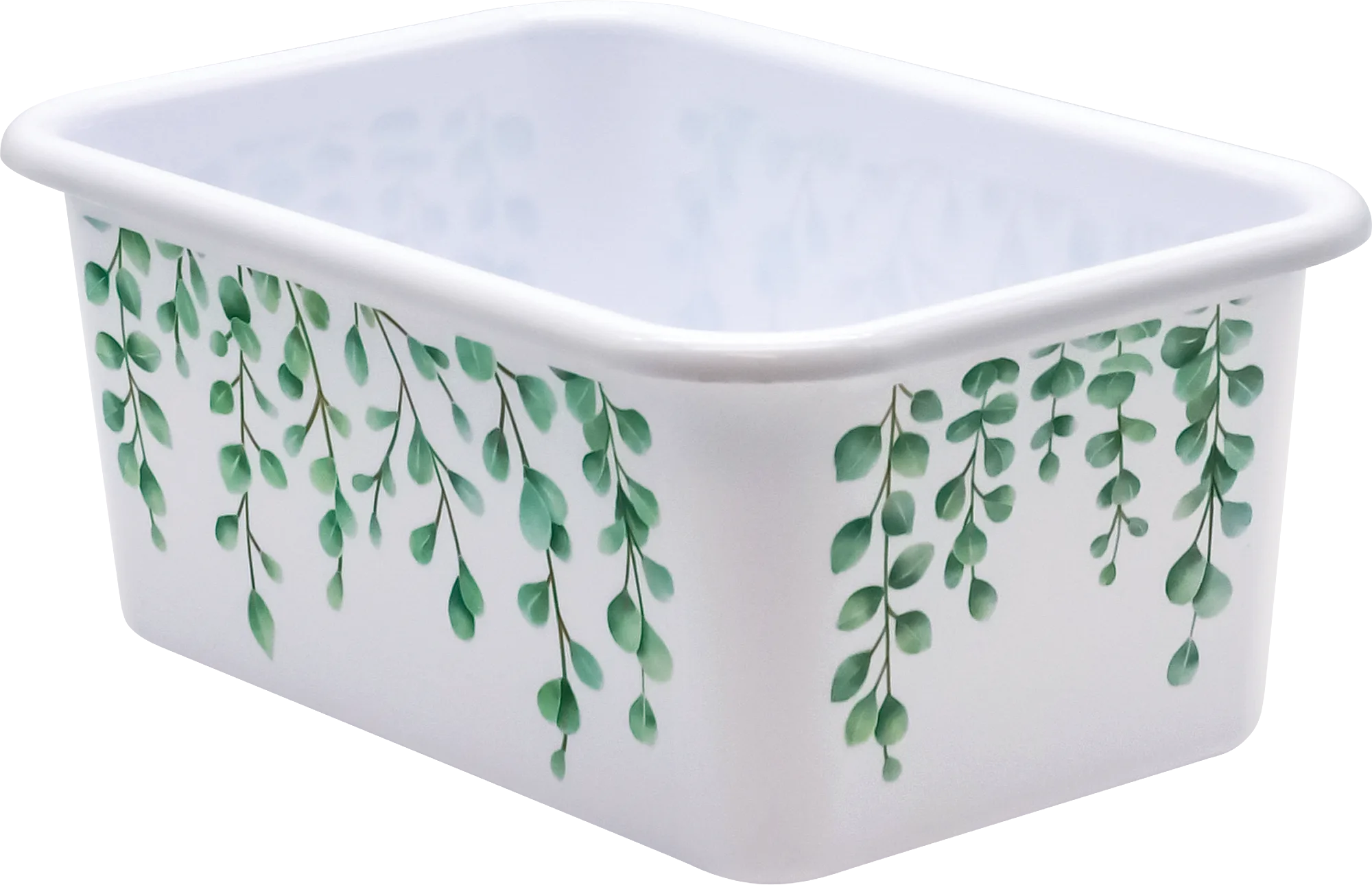 Eucalyptus Small Plastic Storage Bin