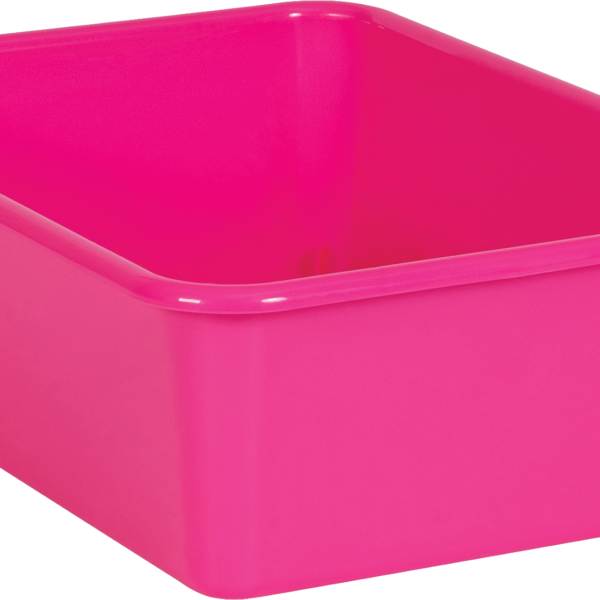 Pink Large Plastic Storage Bin