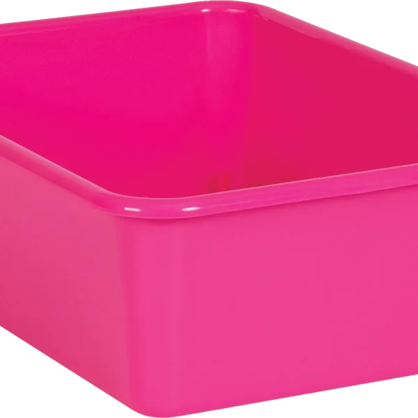 Pink Large Plastic Storage Bin