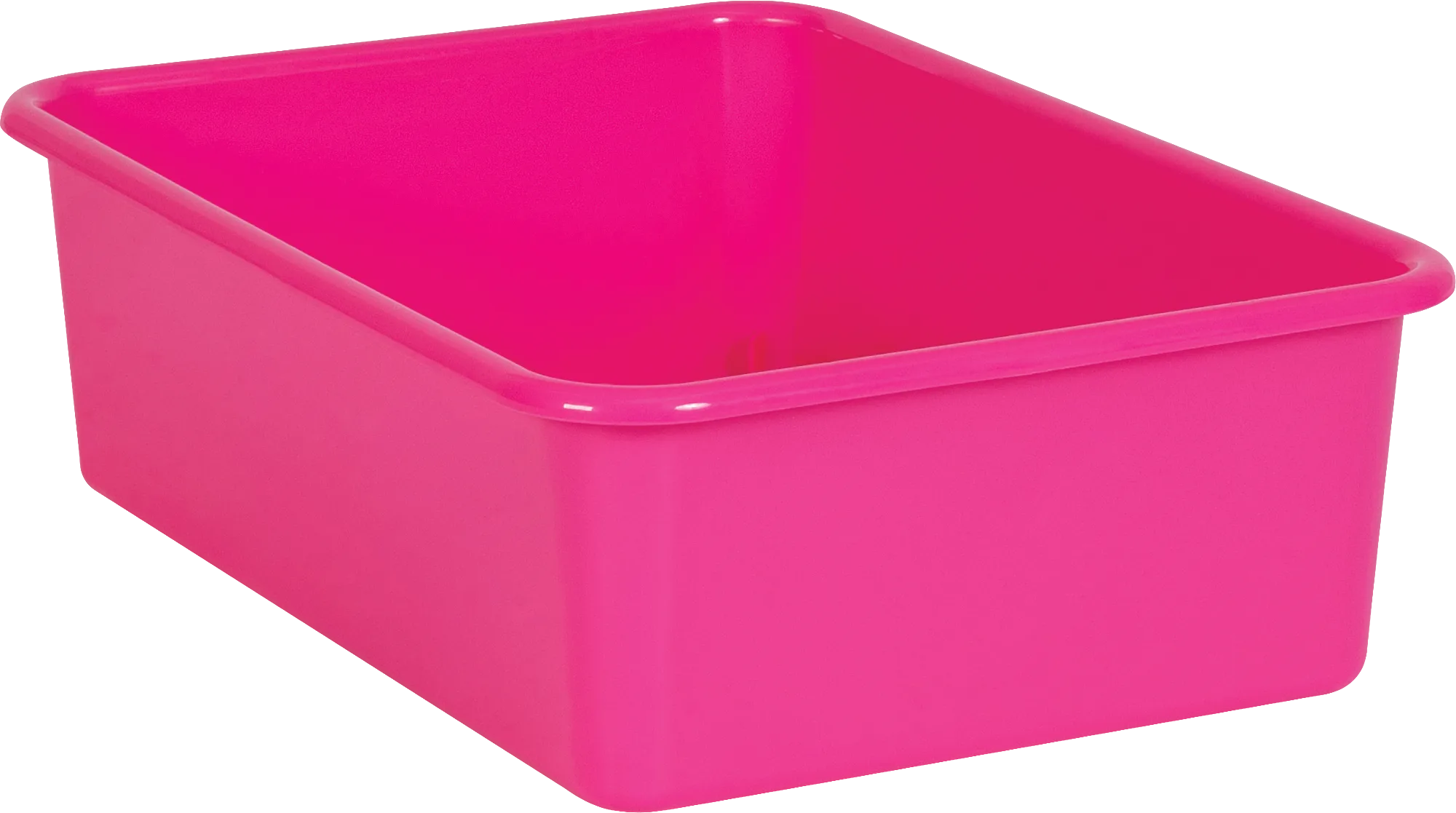 Pink Large Plastic Storage Bin