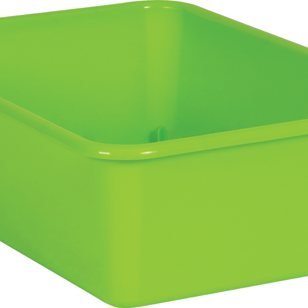Lime Large Plastic Storage Bin