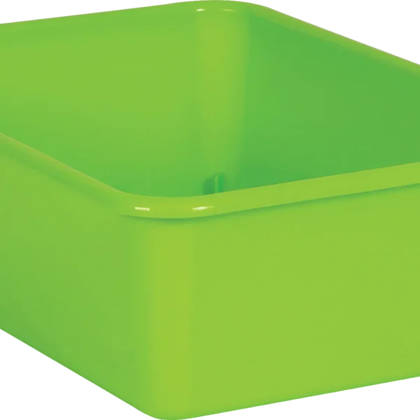 Lime Large Plastic Storage Bin