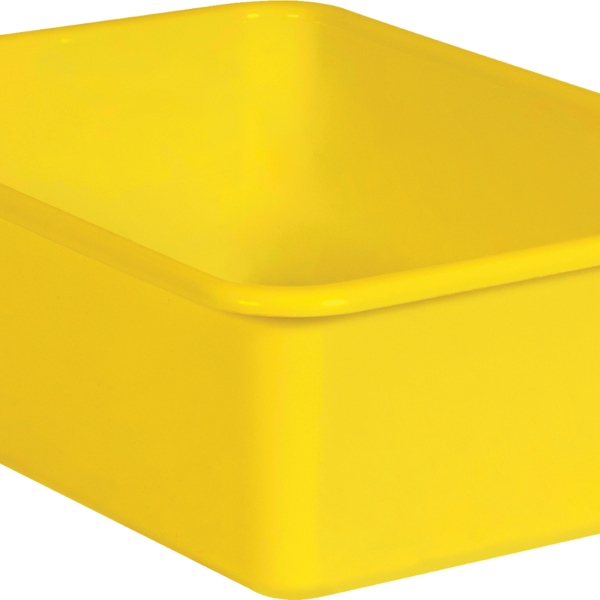 Yellow Large Plastic Storage Bin