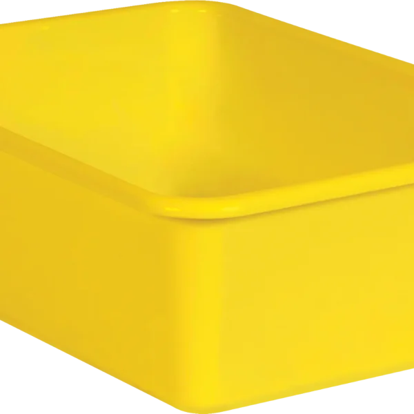 Yellow Large Plastic Storage Bin