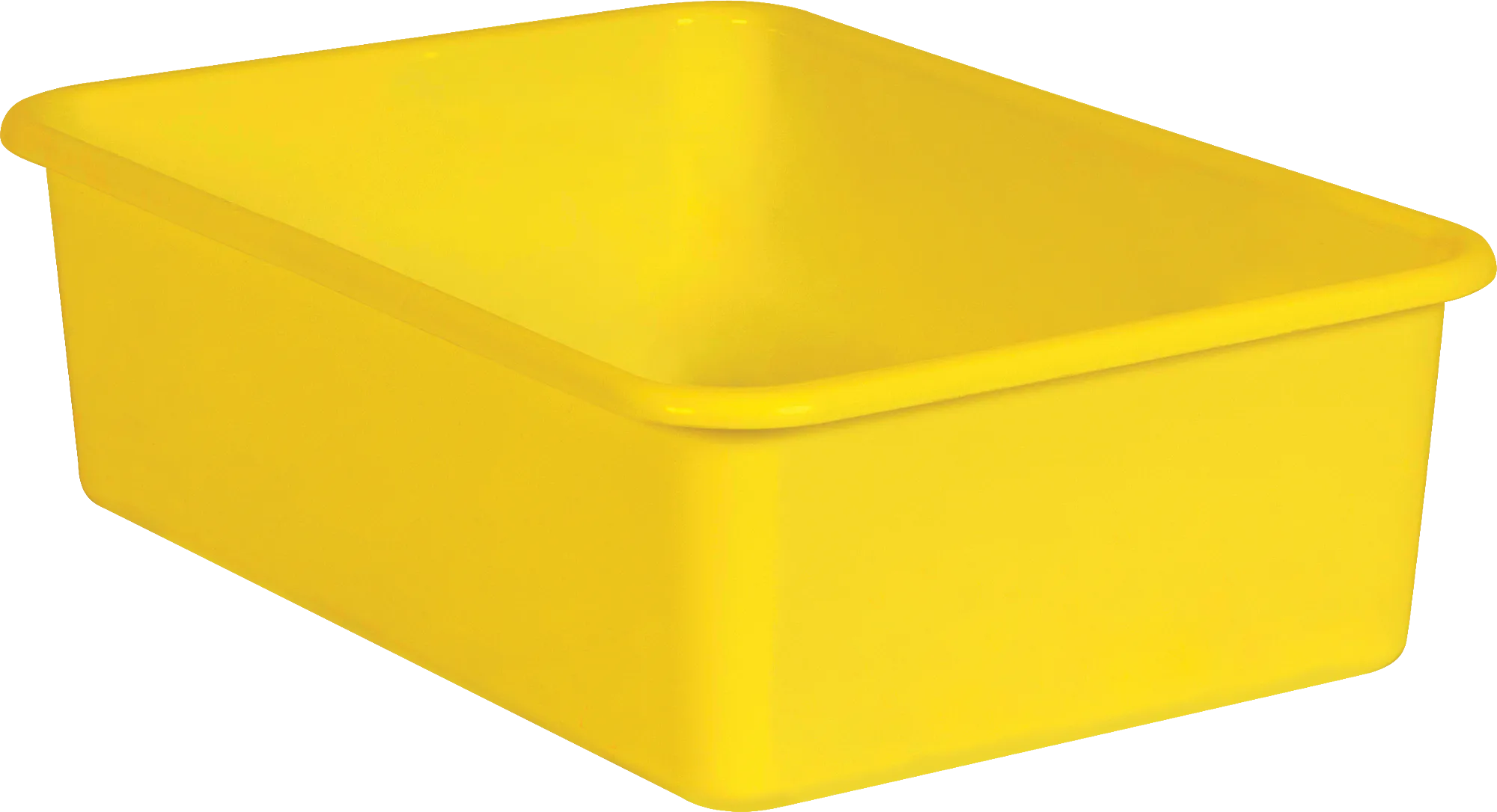 Yellow Large Plastic Storage Bin