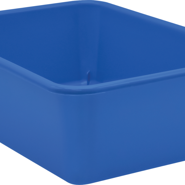 Blue Large Plastic Storage Bin