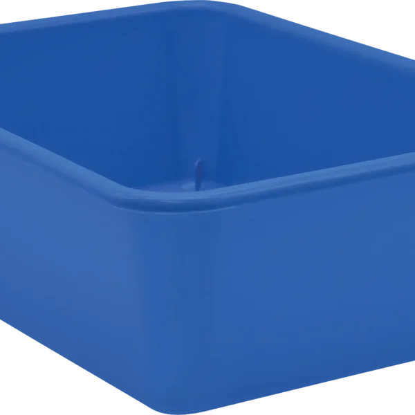 Blue Large Plastic Storage Bin