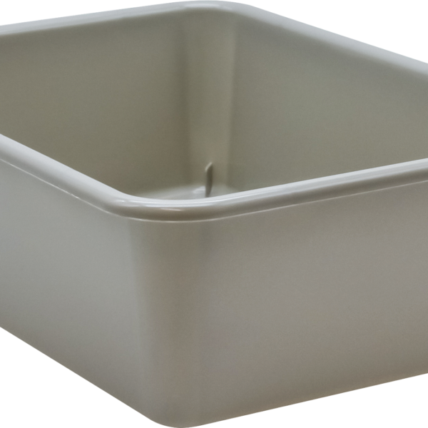 Gray Large Plastic Storage Bin
