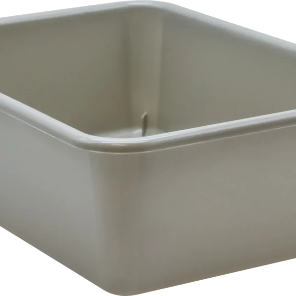 Gray Large Plastic Storage Bin