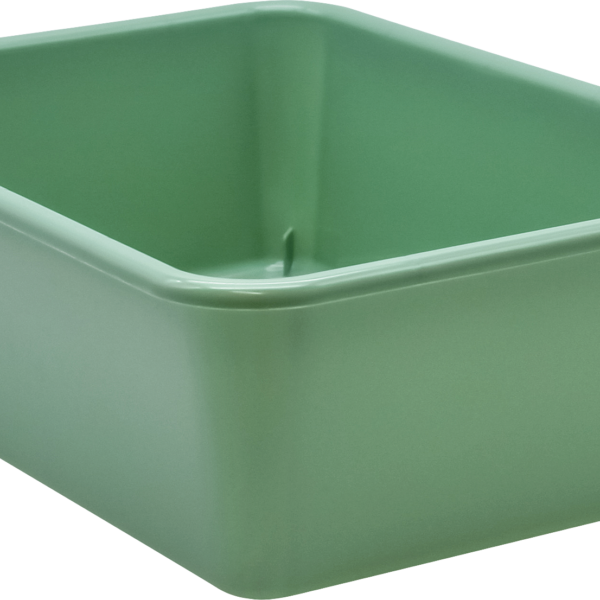 Eucalyptus Green Large Plastic Storage Bin